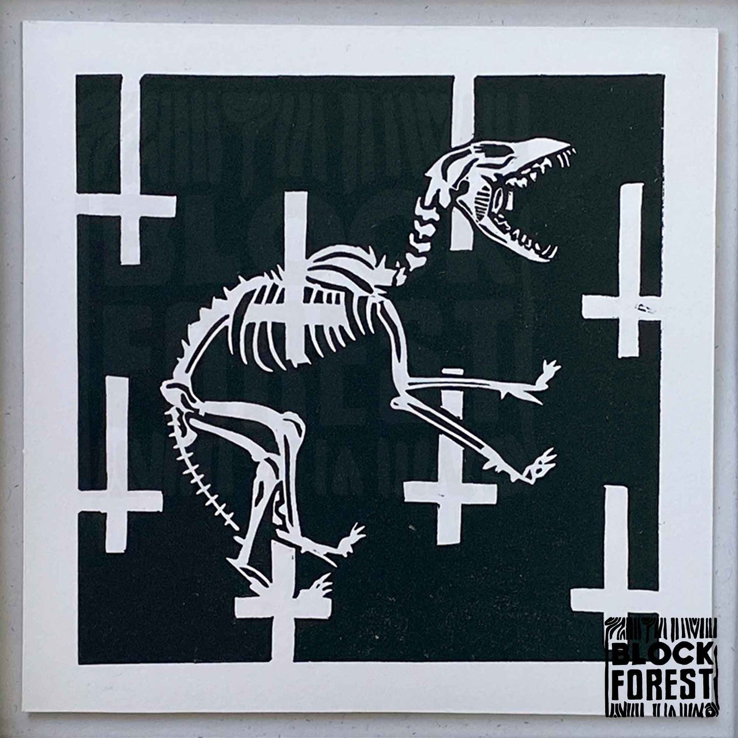 The Omen - Limited Edition - Linocut Print