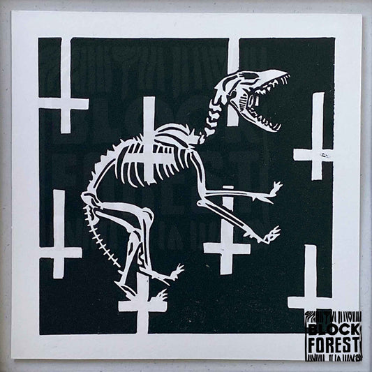The Omen - Limited Edition - Linocut Print