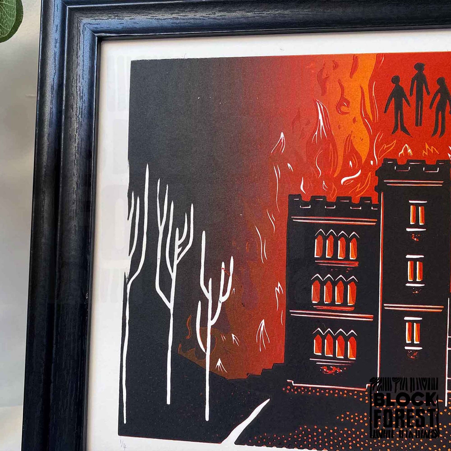 Pengersick Castle - Limited Edition - Linocut Print
