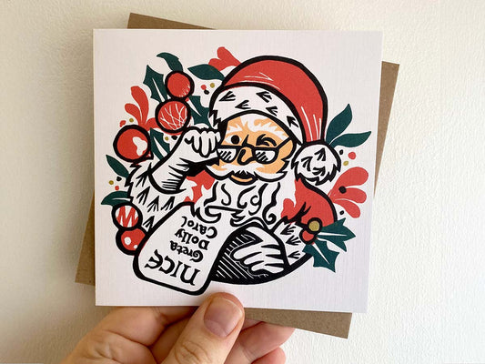 Santa's Nice List - Reproduction Card