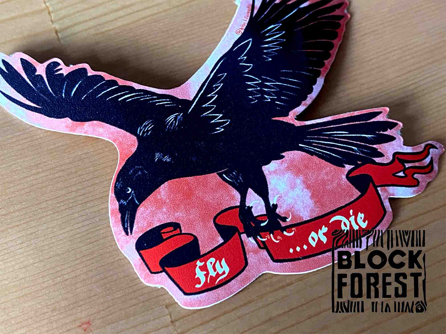 Fly or Die Vinyl Sticker