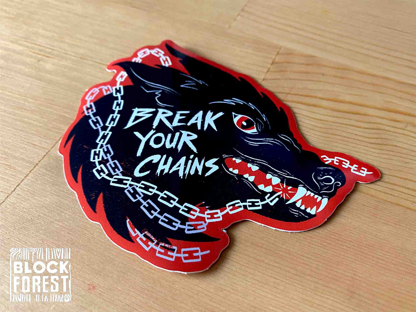 Break Your Chains Vinyl Sticker
