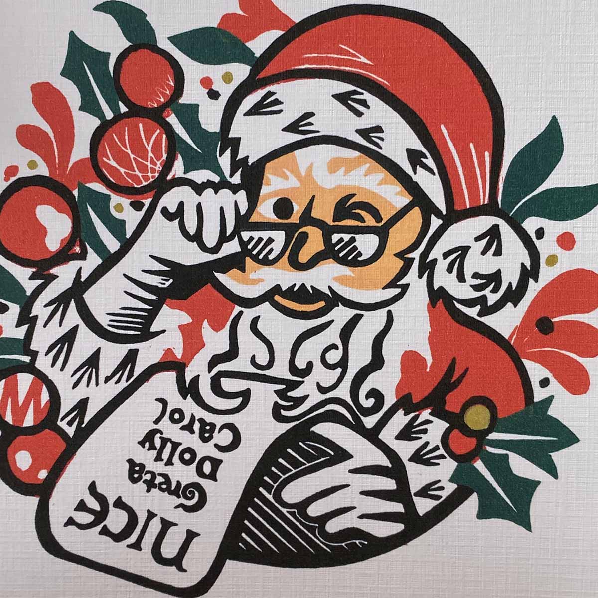 Santa's Nice List - Reproduction Card