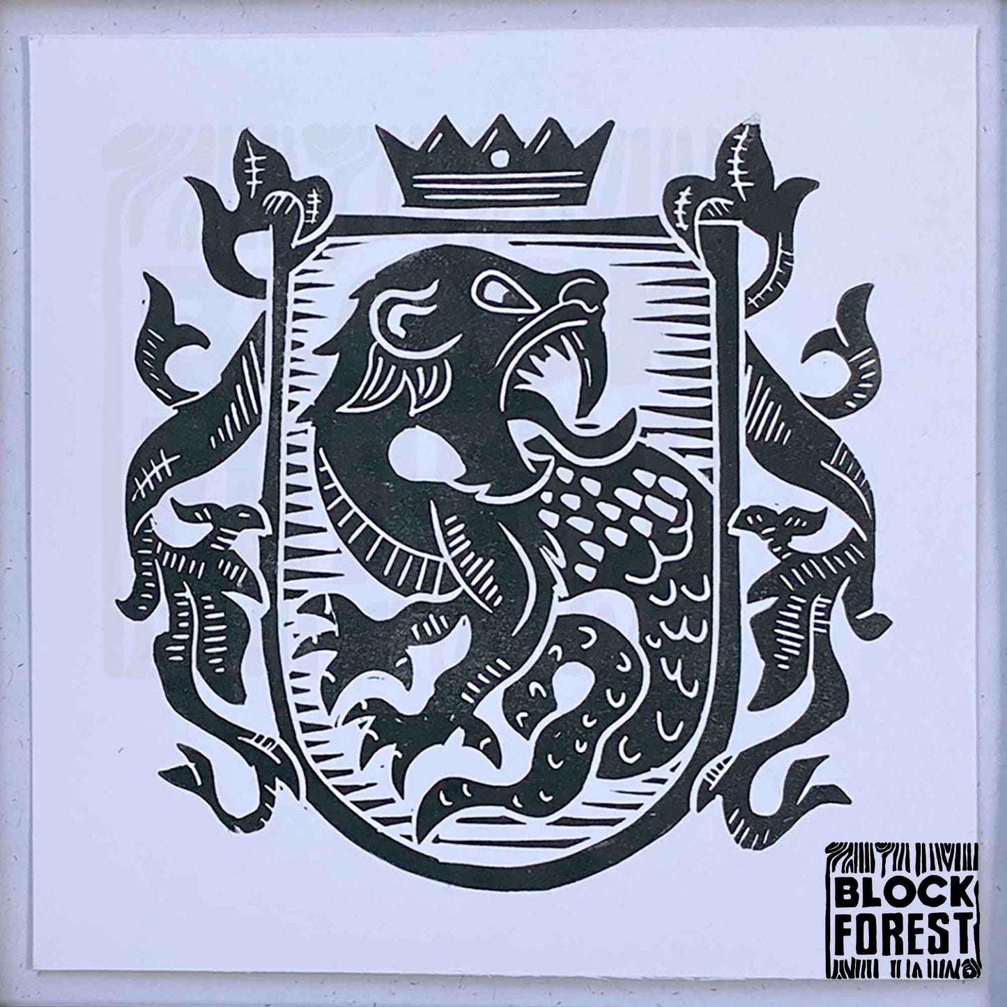 Tatzelwurm - Open Edition - Linocut Print