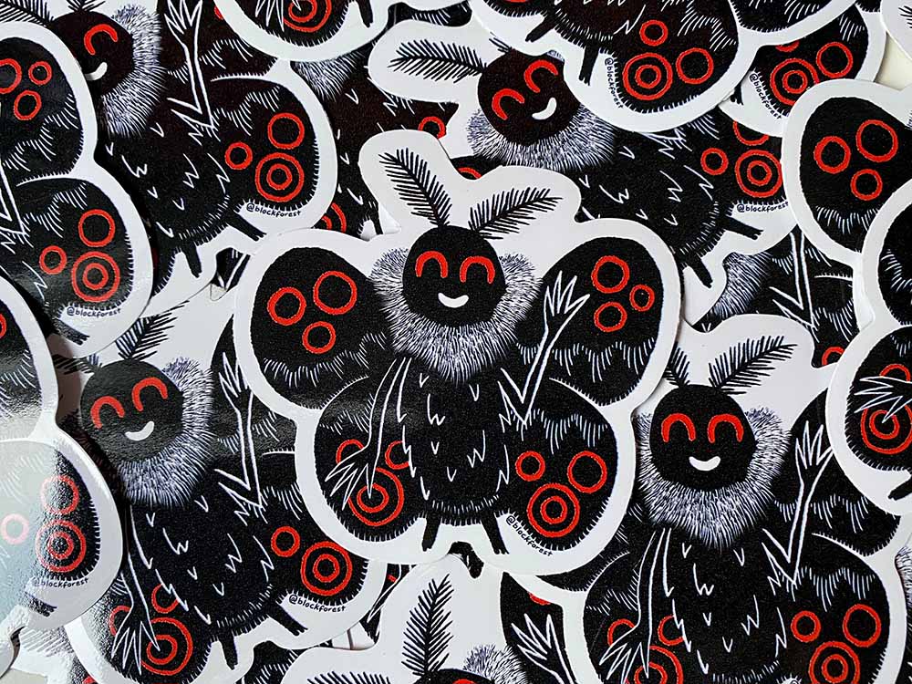 Mothman Vinyl Sticker