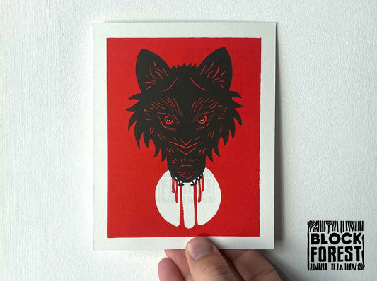 Werewolf Eating the Moon
